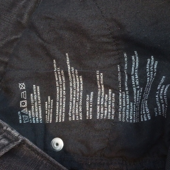 BDG Womens Jeans Sz 26 Embroidered Black Mid Rise Twig Ankle Fall Winter Boots - Picture 6 of 9